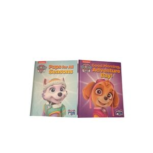 Paw Patrol Me Reader Replacement Books Lot of 2 Pups for All Seasons Adventure